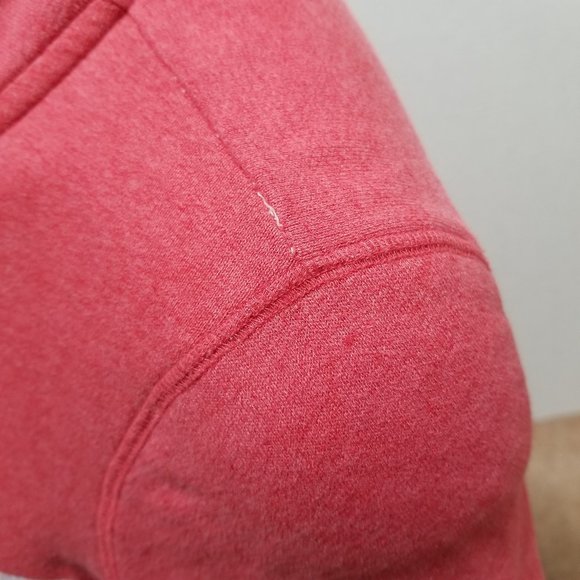 Victoria's Secret PINK sweatshirt Small dog logo graphic 1/4 zip collegiate - Picture 9 of 15